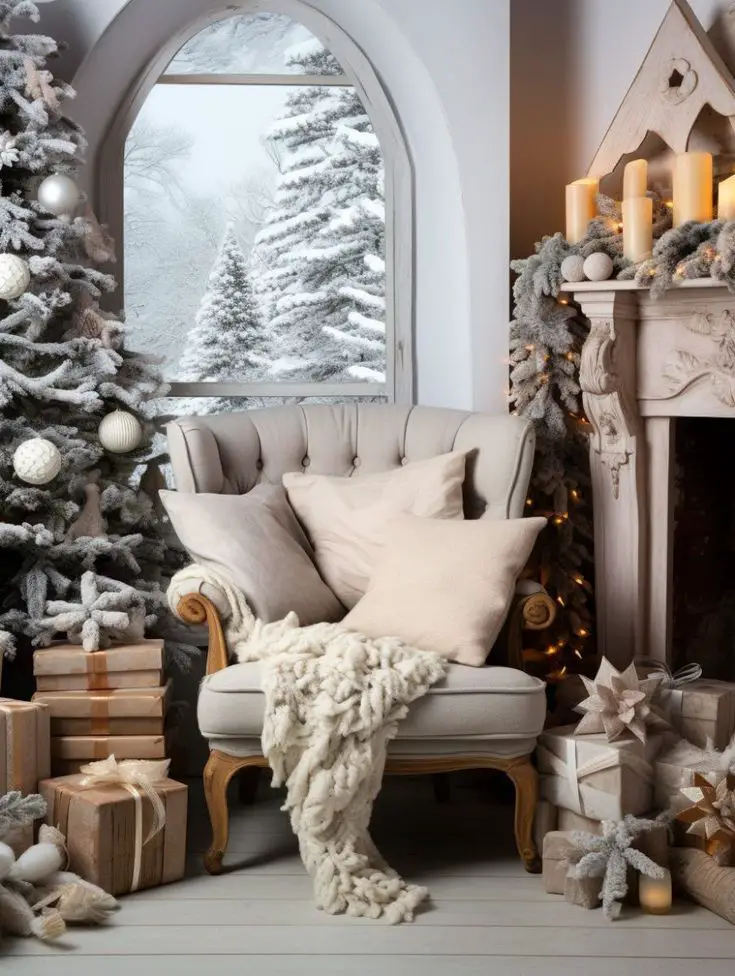 Elevate Your Space: Elegant Christmas Decor Ideas for Living Room 2023 - A Perfect Blend of Modernity, Coziness, and Tradition