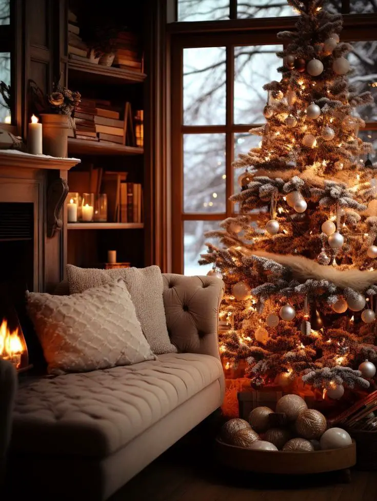 Elevate Your Space: Elegant Christmas Decor Ideas for Living Room 2023 - A Perfect Blend of Modernity, Coziness, and Tradition