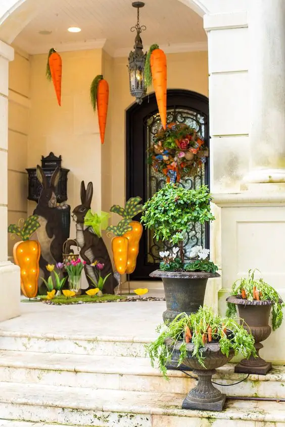 Elevate Your Space with Easter Front Porch Decor 2024: Rustic Charm, Vintage Elegance, and Modern Flourishes Await