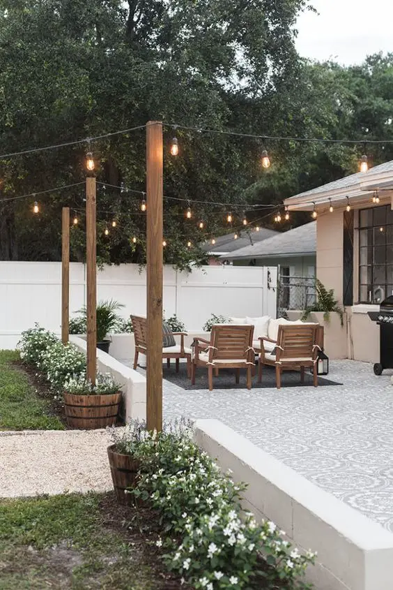 Unveiling Back Porch Beauty: Professional Landscape Design 2024 Ideas