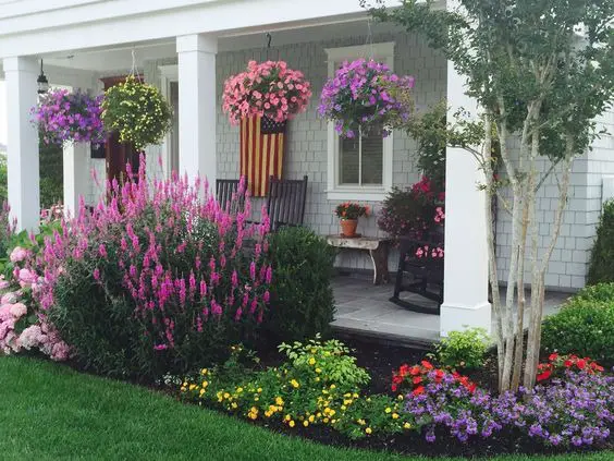 Porch Landscaping Flowers 2024: Elevate Your Home's Charm with Expert Ideas for Front Yard, Beds, and Small Spaces