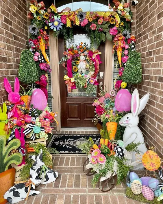 Transform Your Space with 2024's Best Outdoor Easter Decorations: Ideas for Yards, Porches, and Gardens