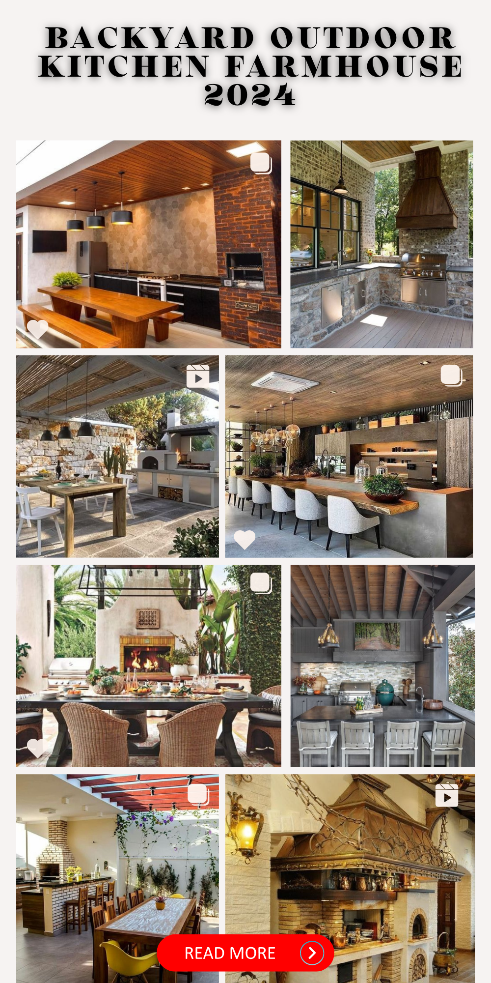 Crafting 2024's Backyard Oasis: Farmhouse Elegance in Outdoor Kitchen Design