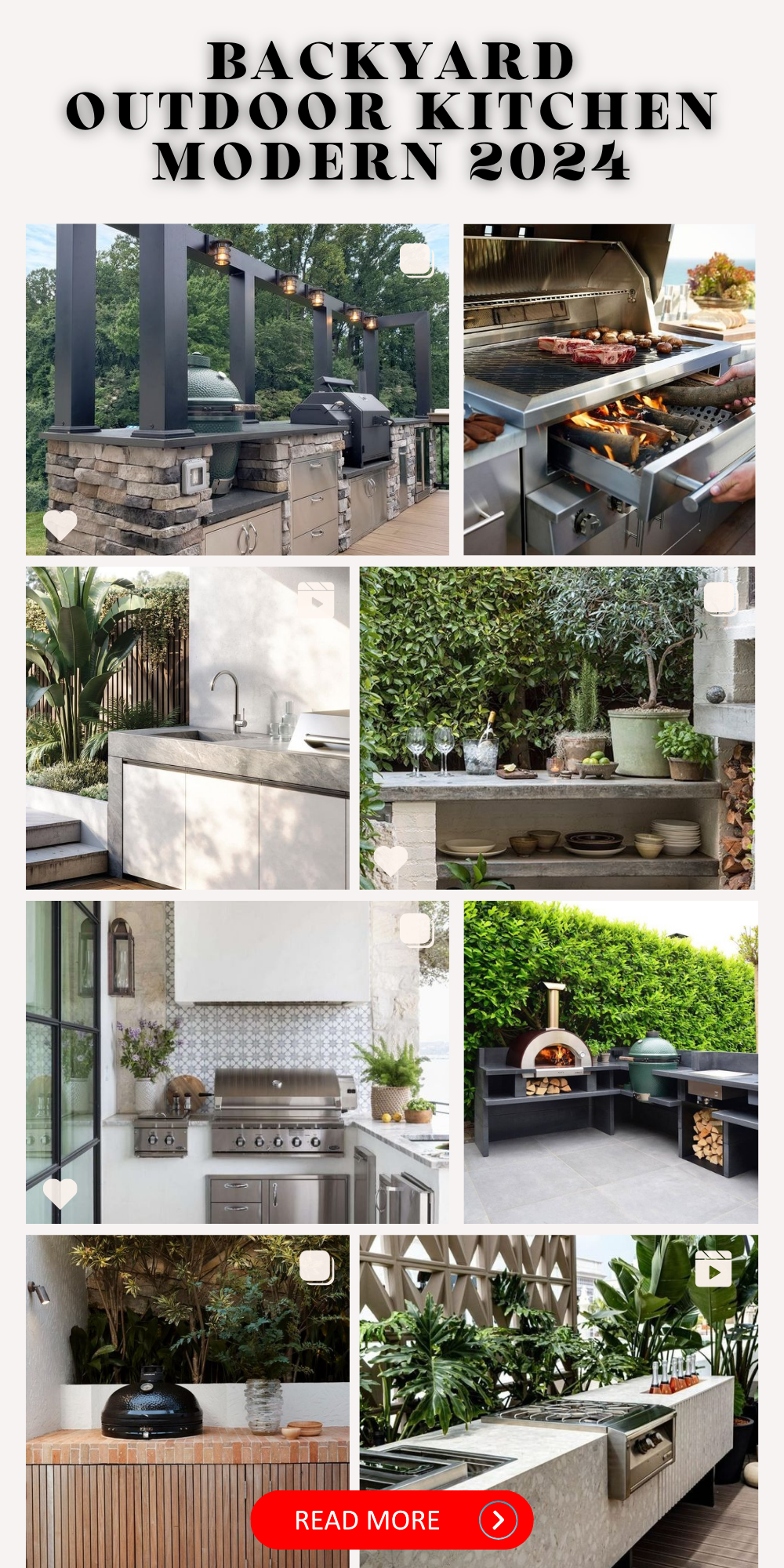 2024 Luxury & Rustic Modern Backyard Kitchens – Design Trends