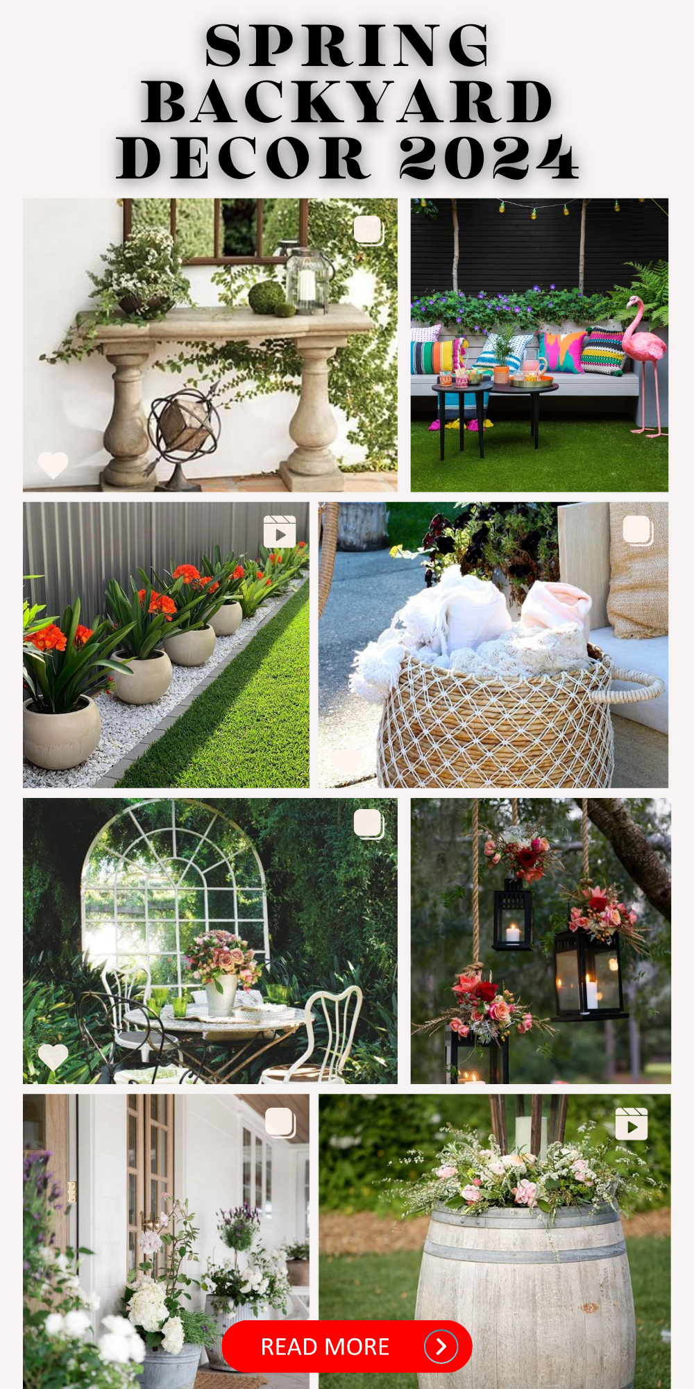 Chic 2024 Spring Backyard Decor: Trends for Stylish Outdoor Spaces