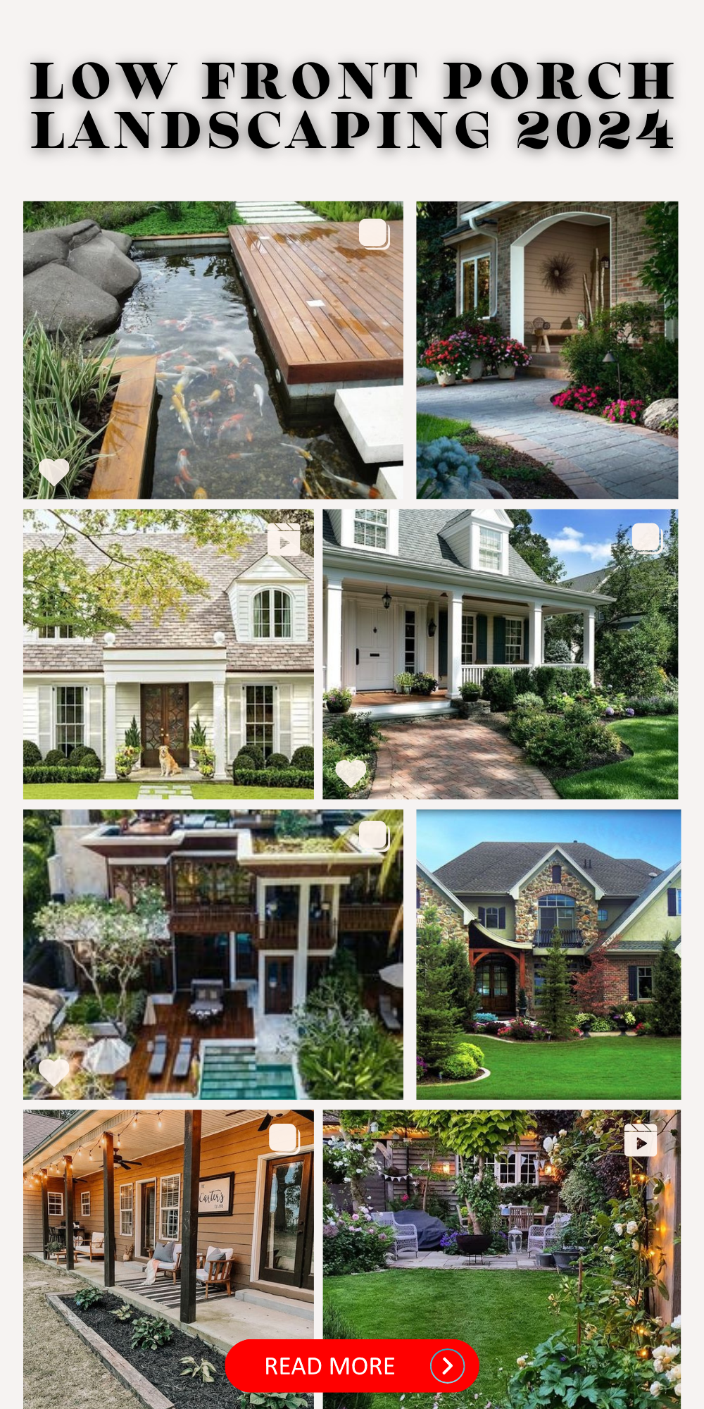 Transform Your Home: 2024 Trends in Low Front Porch Landscaping for a Budget-Friendly, Maintenance-Free Oasis
