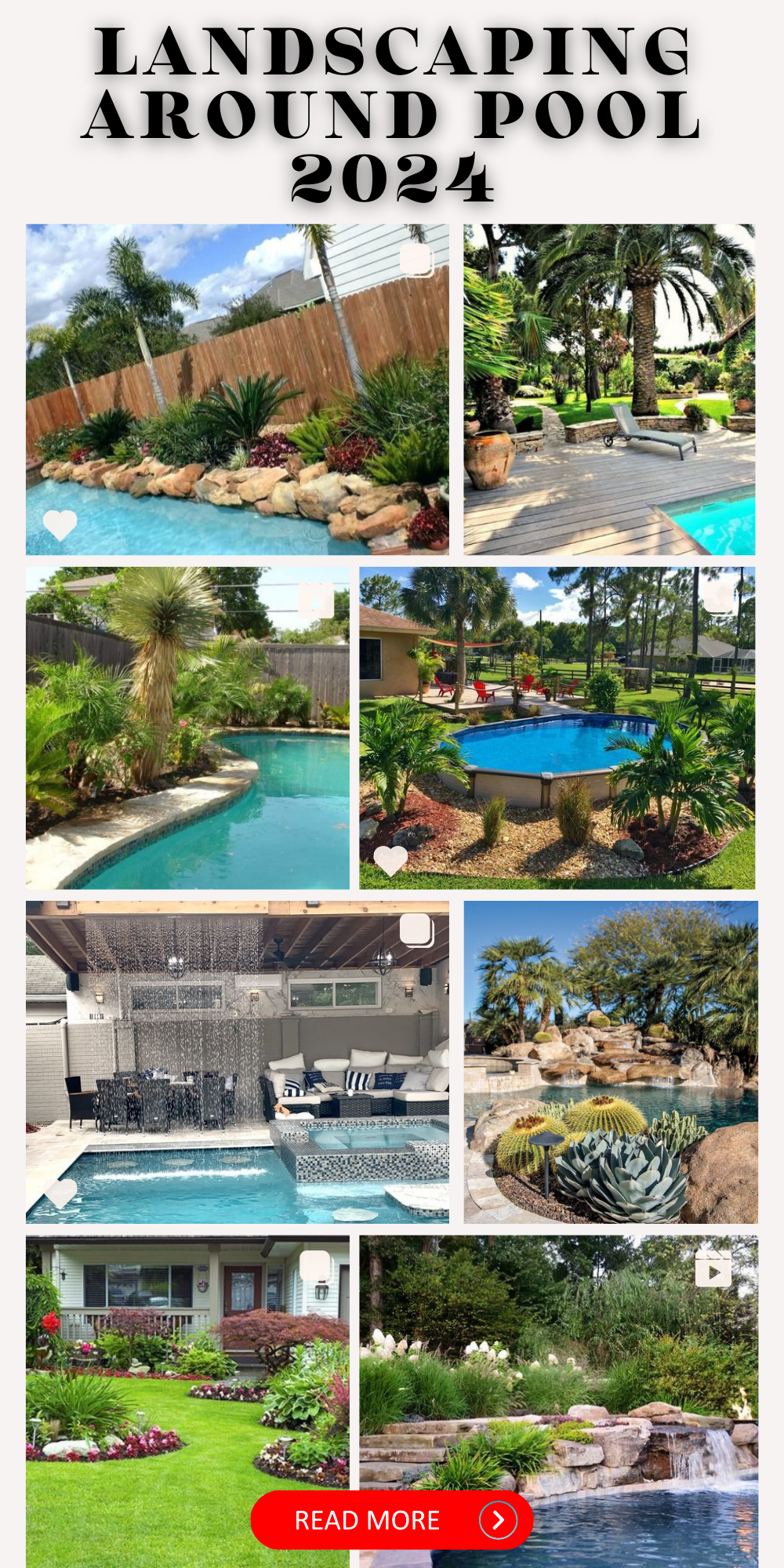 Mastering Poolside Paradise: Landscaping Around Pool 2024 - Ideas, Privacy, and Tropical Elegance for Your Inground Oasis