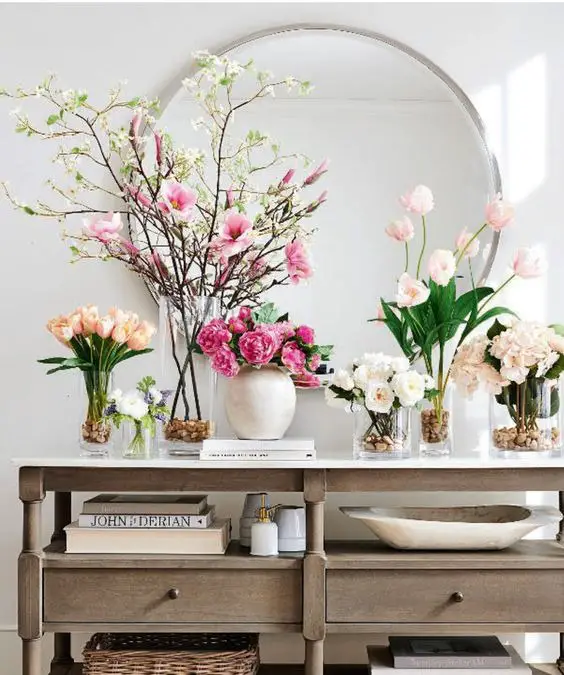 2024 Spring Mirror Decor: Fresh Mantle & Fireplace Designs