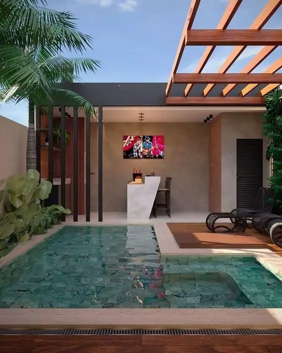 2024 Stylish Pool Decks: Ideas & Privacy Designs for Homes