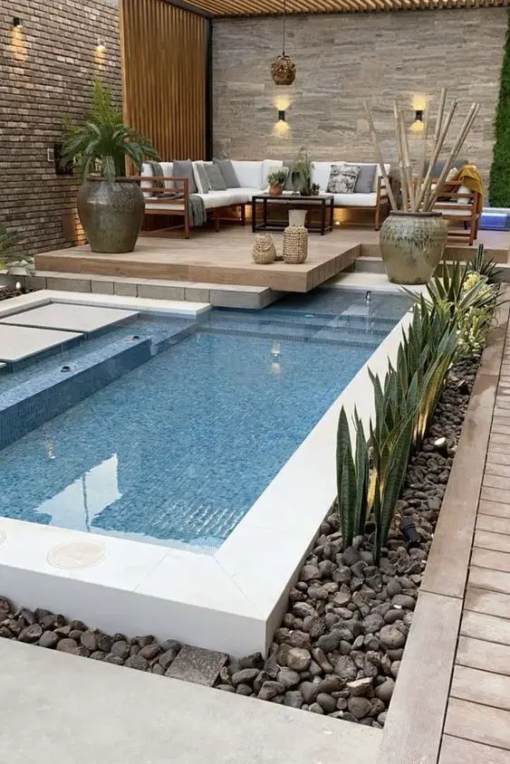 2024 Stylish Pool Decks Ideas Privacy Designs For Homes   2 2 