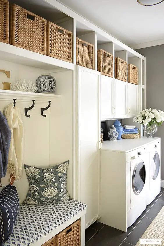 Chic Sofa Styles Transform Laundry Rooms into Cozy Retreats