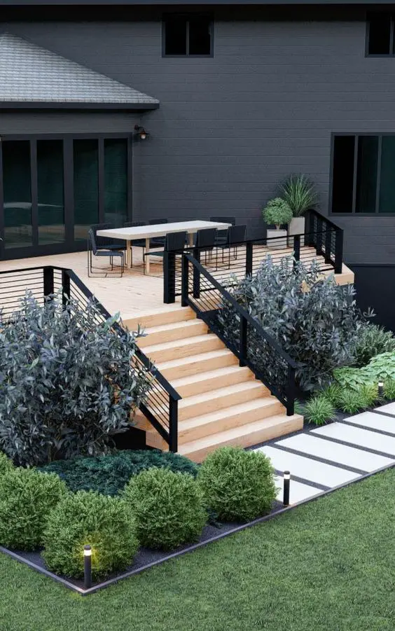Unveiling Back Porch Beauty: Professional Landscape Design 2024 Ideas