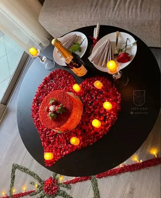 Transform Your Space: Romantic Valentines Room Decor Ideas 2024 for Him | Cozy and Simple Bedrooms with Rose Petals