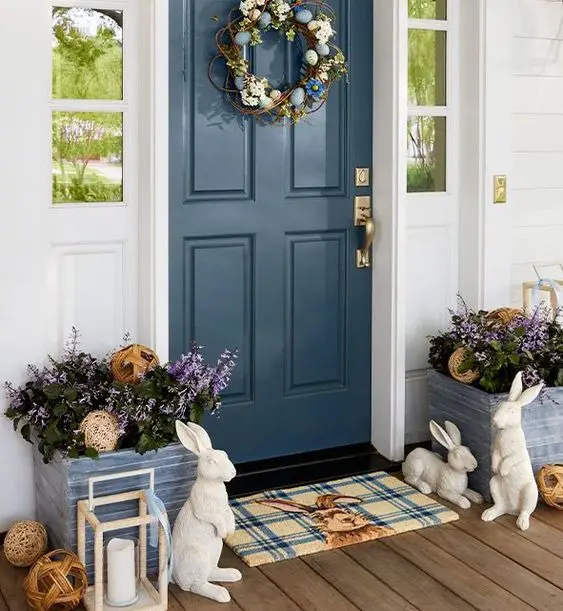 Elevate Your Space with Easter Front Porch Decor 2024: Rustic Charm, Vintage Elegance, and Modern Flourishes Await