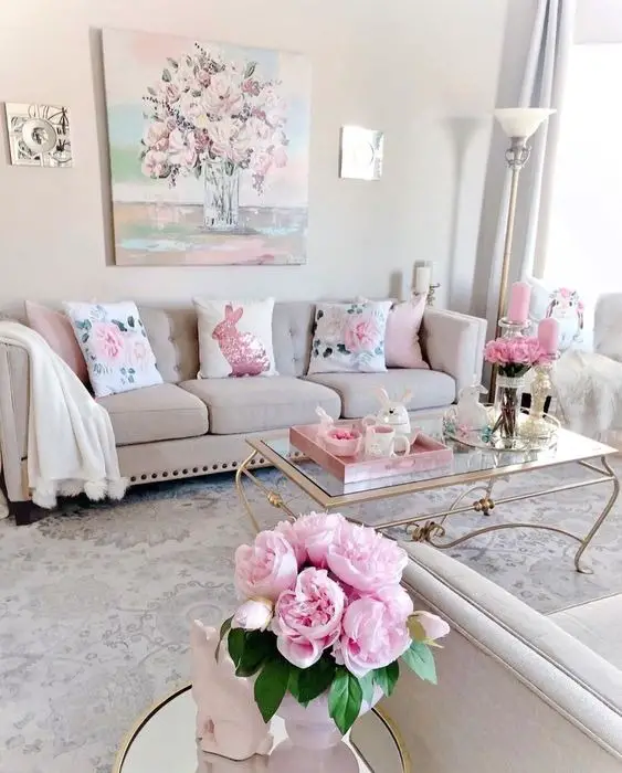 Easter Home Decor 2024 Transform Your Space With Ideas For Living Room   21 2 