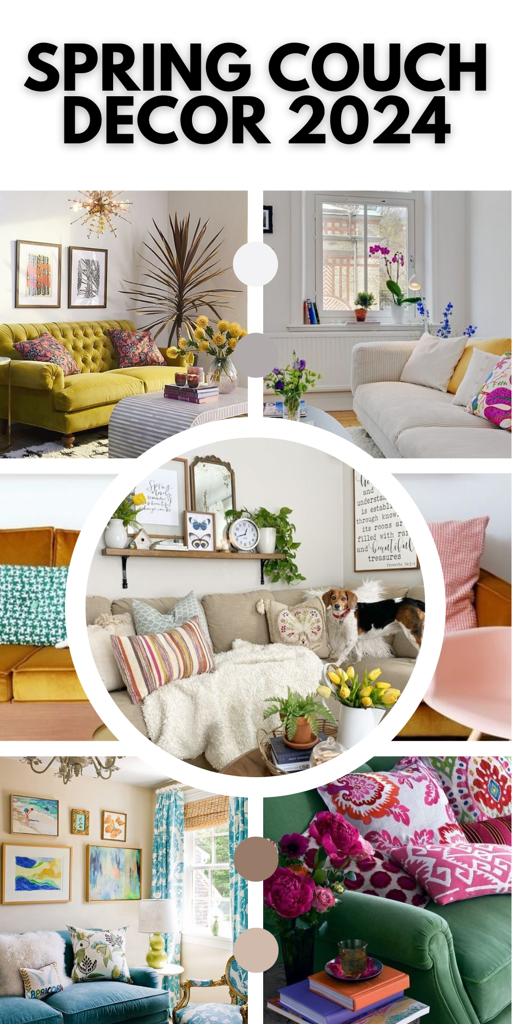Refresh Your Space with Trendy Spring Couch Decor Ideas 2024