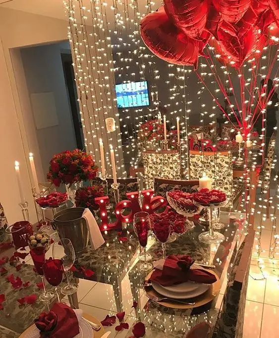 Transform Your Space: Romantic Valentines Room Decor Ideas 2024 for Him | Cozy and Simple Bedrooms with Rose Petals