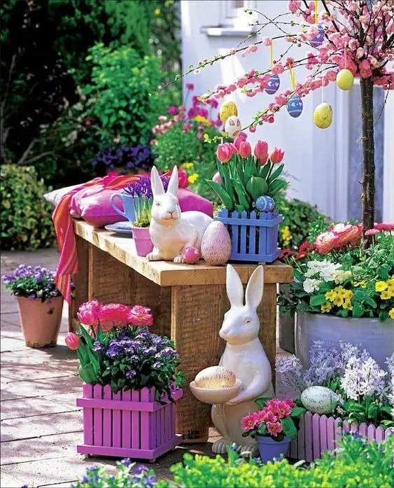 Transform Your Space with 2024's Best Outdoor Easter Decorations: Ideas for Yards, Porches, and Gardens
