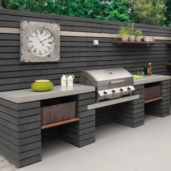 2024 Luxury & Rustic Modern Backyard Kitchens – Design Trends