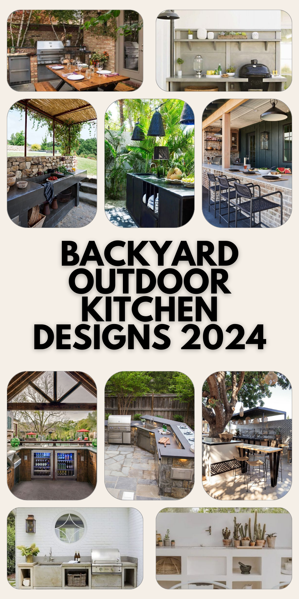 Stylish 2024 Outdoor Kitchen Trends for Chic Backyard Living Spaces ...
