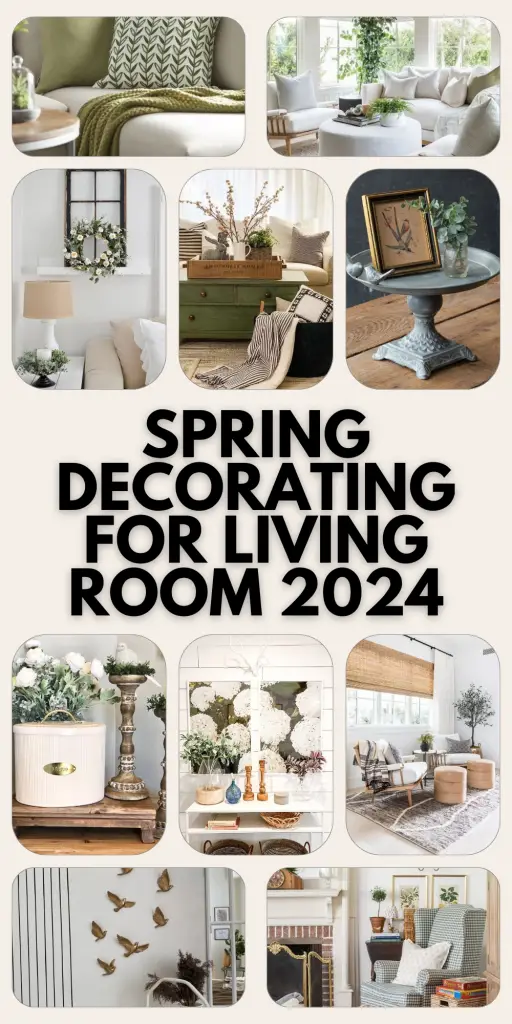 2024 Spring Living Room Decor Trends Fresh & Stylish Ideas