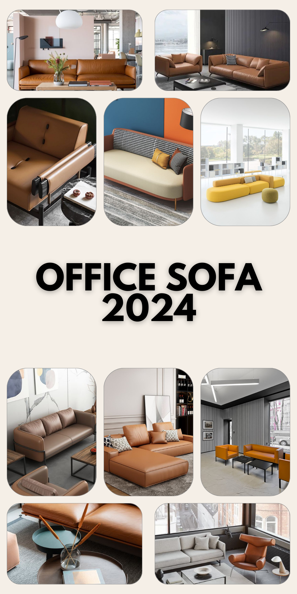 Modern Office Sofa Designs for Small Spaces & Trendy Interiors 2024