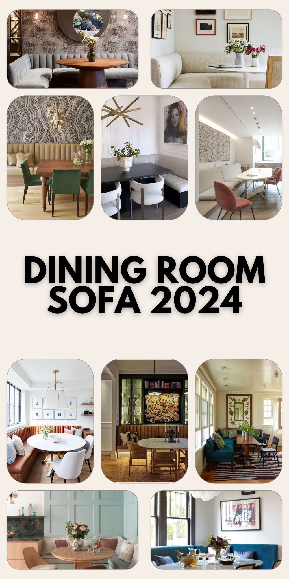 2024 Dining Room Sofa Trends Elegant Cozy Stylish Seating   5 93 