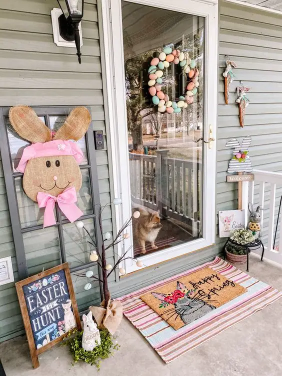 Elevate Your Space with Easter Front Porch Decor 2024: Rustic Charm, Vintage Elegance, and Modern Flourishes Await