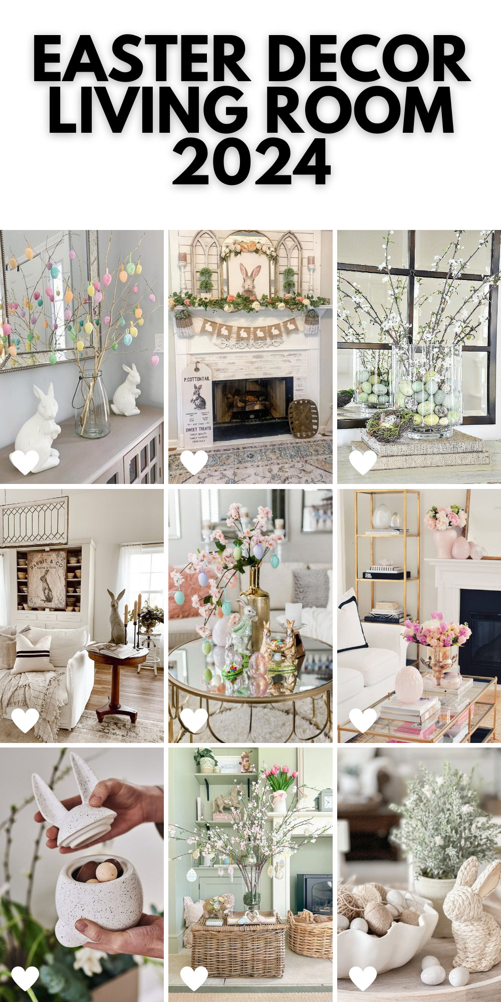 Elevate Your Living Space: Classy Easter Decor Ideas for 2024 | Modern & Farmhouse Designs