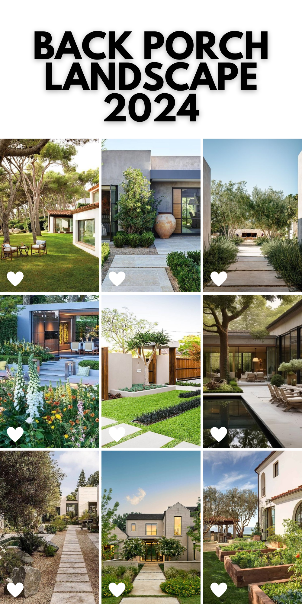 Unveiling Back Porch Beauty: Professional Landscape Design 2024 Ideas