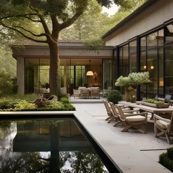 Unveiling Back Porch Beauty: Professional Landscape Design 2024 Ideas