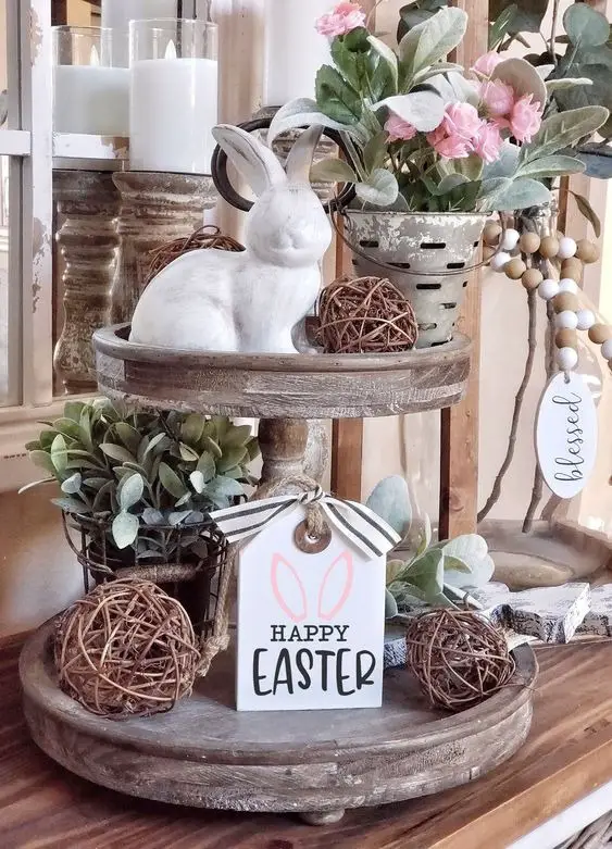 Discover Modern Farmhouse Easter Decor Ideas | Elevate with Hobby Lobby Finds & Creative Kitchen Inspirations
