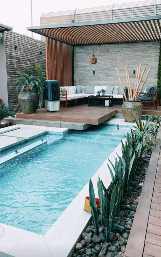 2024 Stylish Pool Decks: Ideas & Privacy Designs for Homes