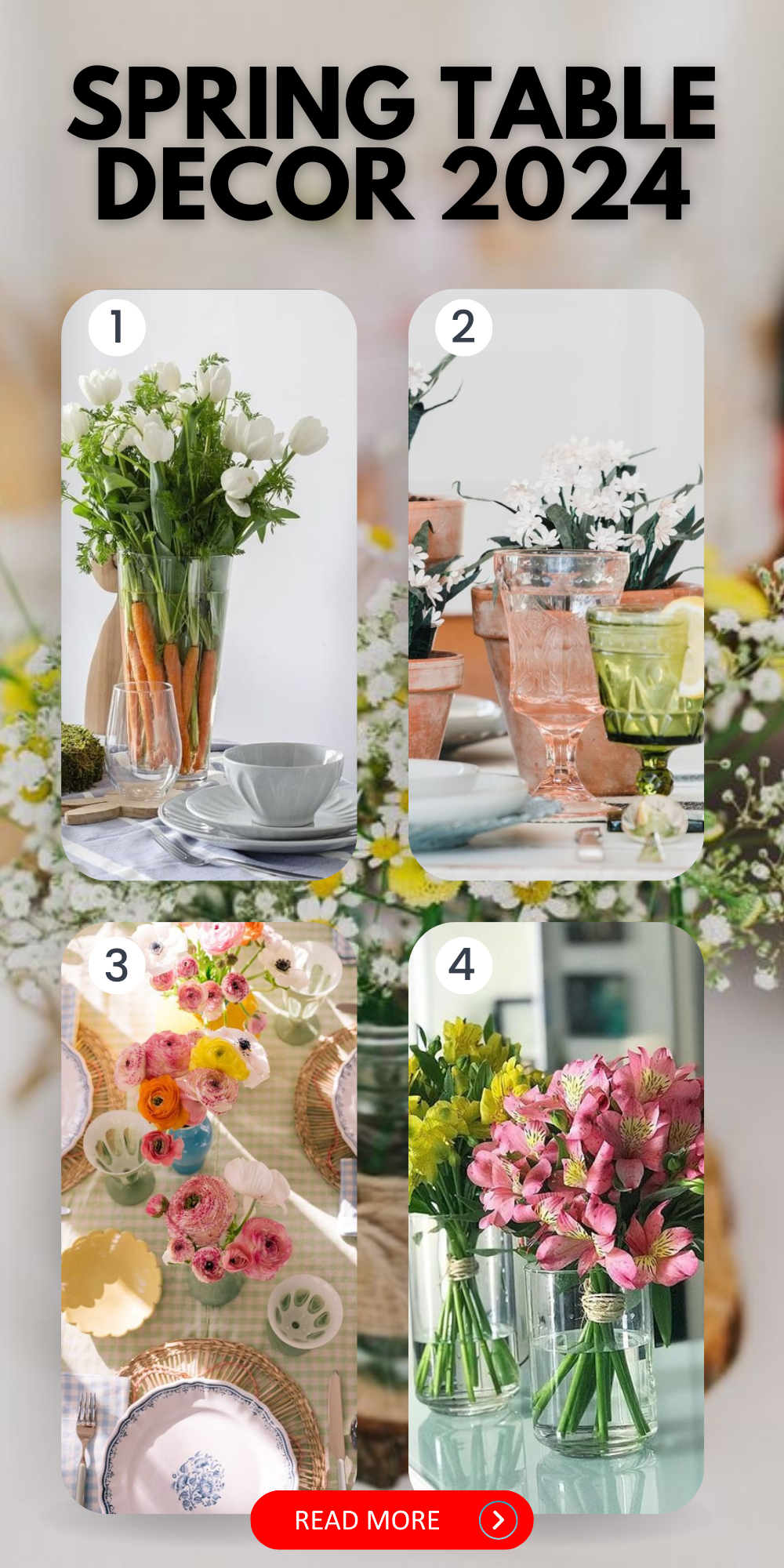 2024 Spring Table Decor Trends: Centerpieces & DIY Ideas for Home