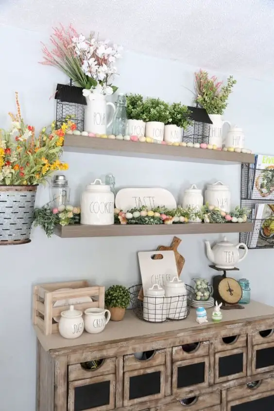 Discover Modern Farmhouse Easter Decor Ideas | Elevate with Hobby Lobby Finds & Creative Kitchen Inspirations