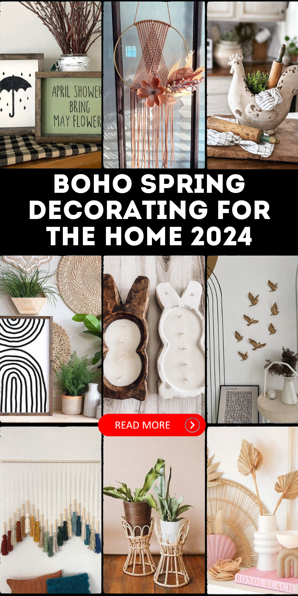 Chic Boho Spring Decor Ideas: Freshen Your Home in 2024