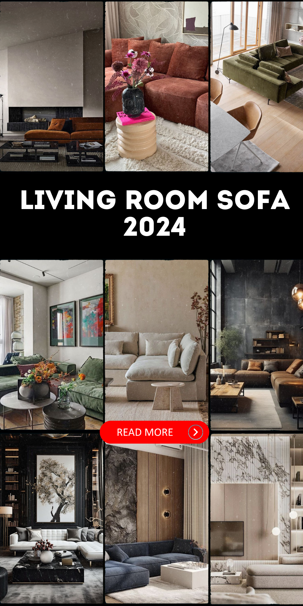 2024 Trendy Living Room Sofas: Modern Design & Space-Saving Ideas
