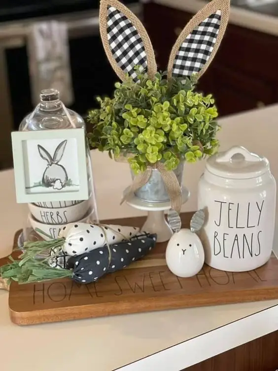 Discover Modern Farmhouse Easter Decor Ideas | Elevate with Hobby Lobby Finds & Creative Kitchen Inspirations