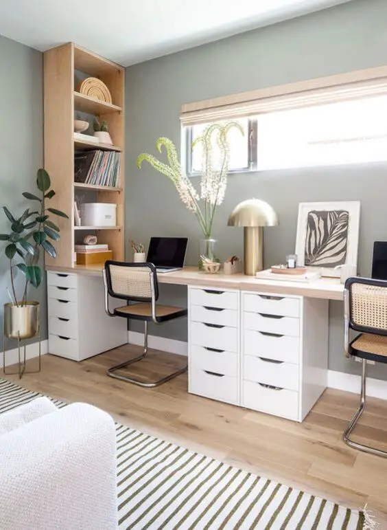 Chic Desks in Living Rooms: Layouts for Modern Homes & Apartments