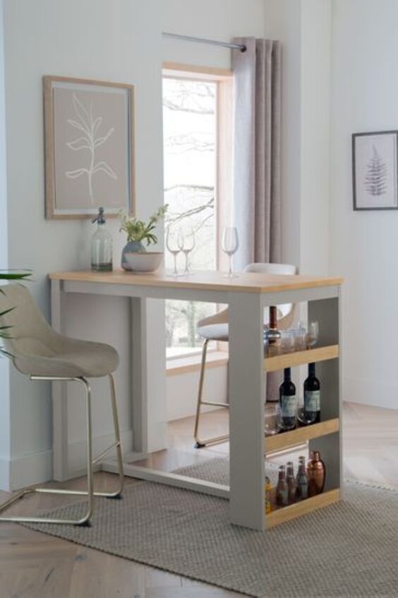 Chic Bar Table Kitchen Ideas: Maximize Style in Small Spaces