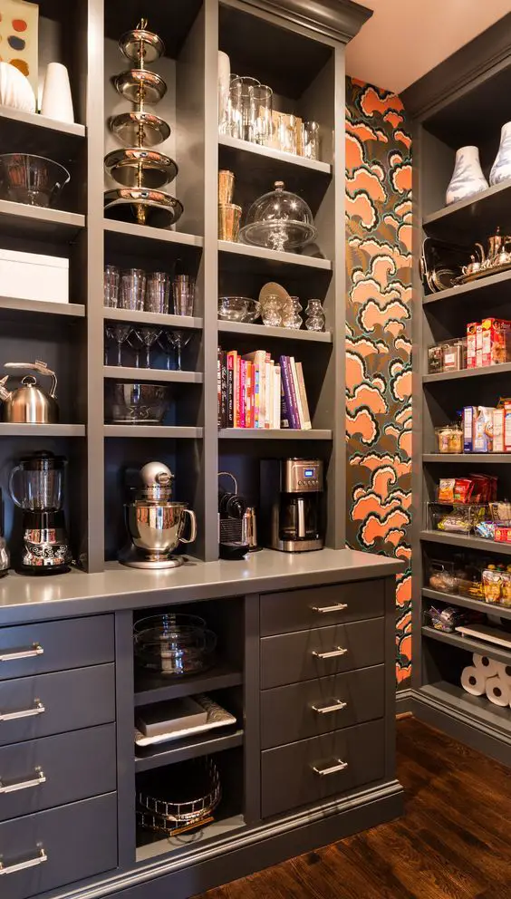 Chic Pantry Cabinet Designs for Trendy Home Organization