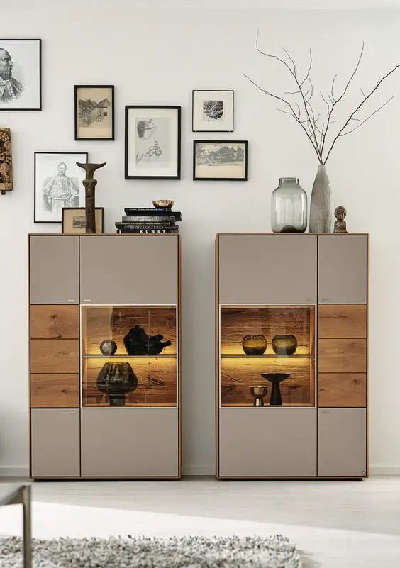 Chic Living Room Cabinets: Storage Meets Style