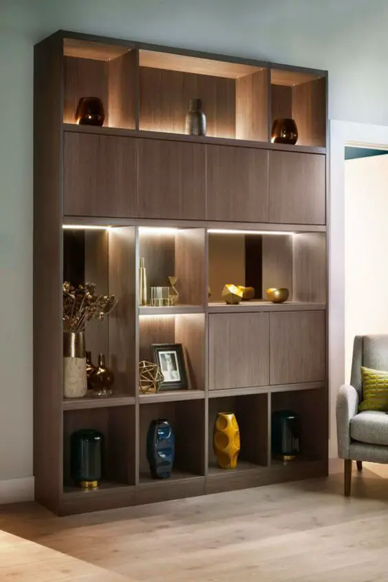 Stylish Wooden Cabinets for Elegant Living Room Storage Solutions