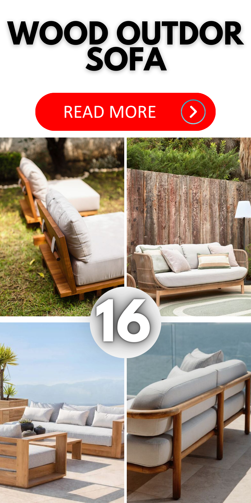 Chic Wood Outdoor Sofas: Transform Your Patio with Modern Design