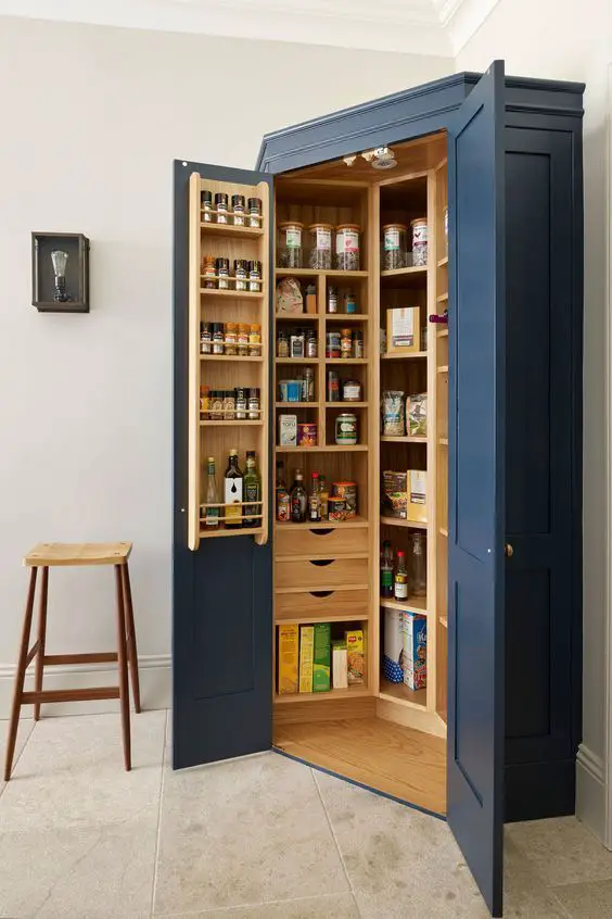 Chic Pantry Cabinet Designs for Trendy Home Organization