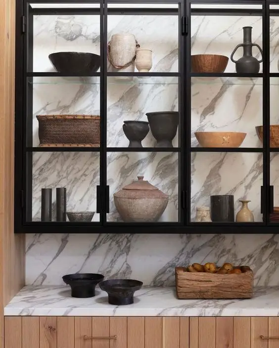Embracing Elegance with Kitchen Display Cabinets