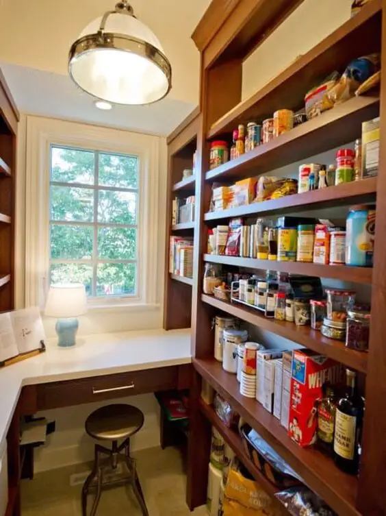 Transform Your Home with Elegant Pantry Desk Designs - Maximize Space & Style