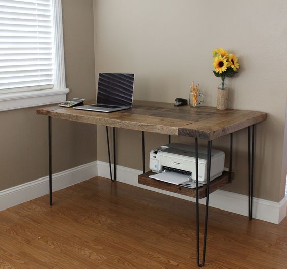 Simple Desk Design Ideas for Stylish & Organized Home Workspaces