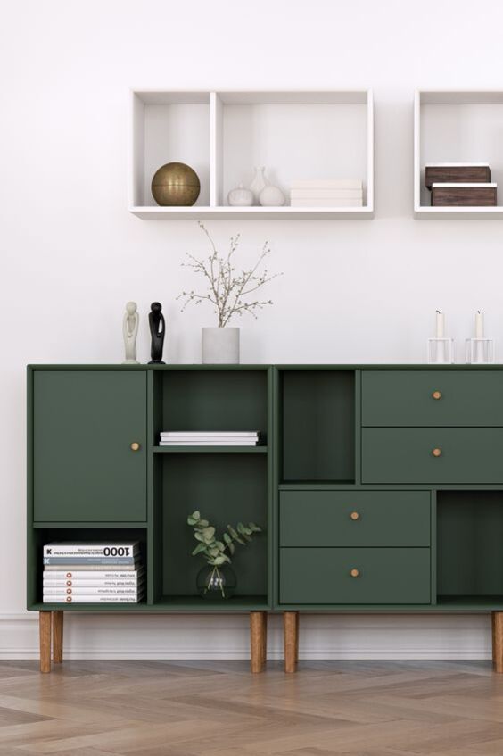Chic Living Room Cabinets: Storage Meets Style