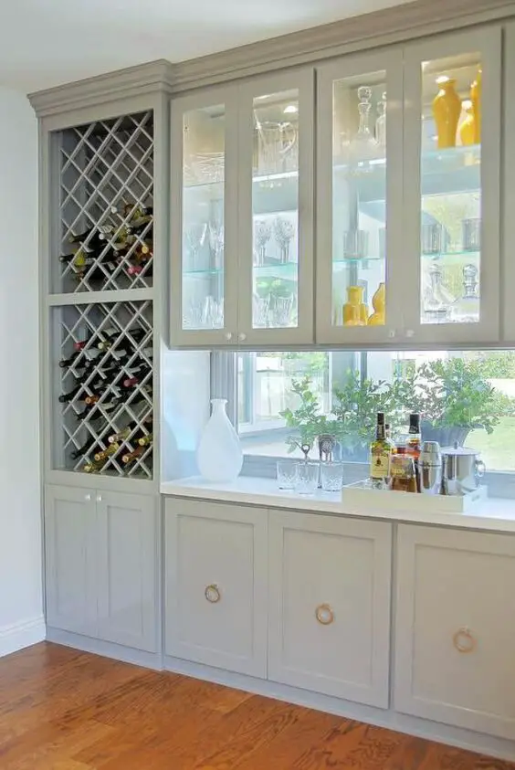 Chic Window Cabinet Designs for Stylish Home Decor